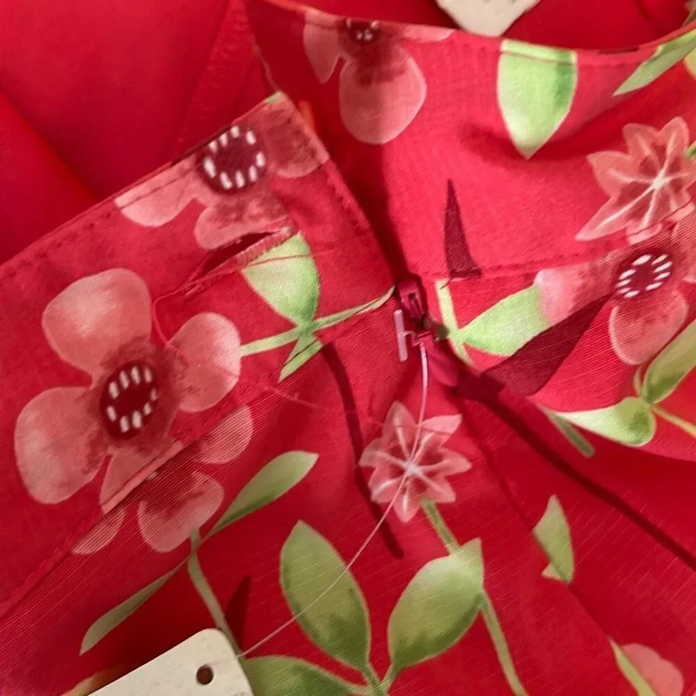 EP PRO Golf Tennis Skort Skirt Red Pink Geranium Size‎ 8 NWT